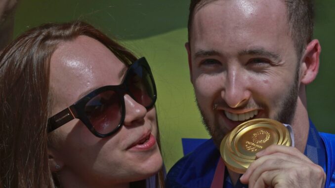 Dolgopyat Artem Dolgopyat met gouden medaille