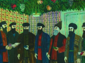 schilderij mannen in soeka